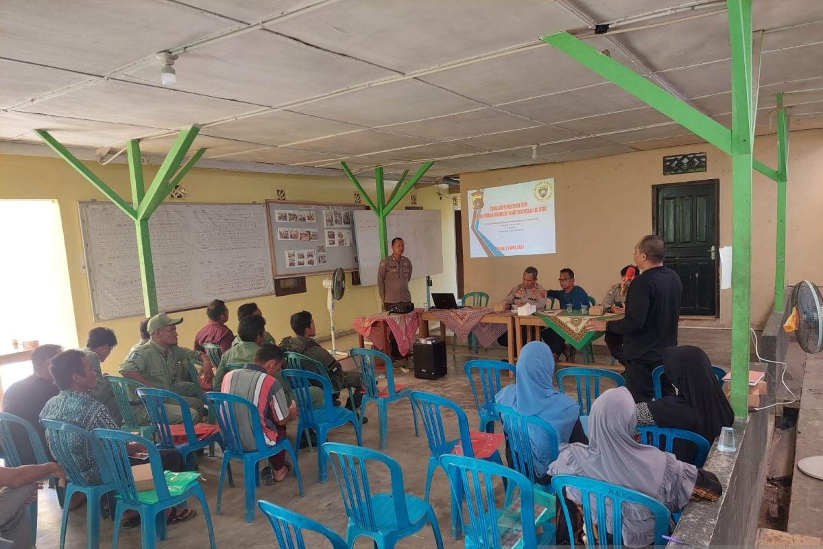 Polres Bangka Barat giatkan sosialisasi pembentukan FKPM