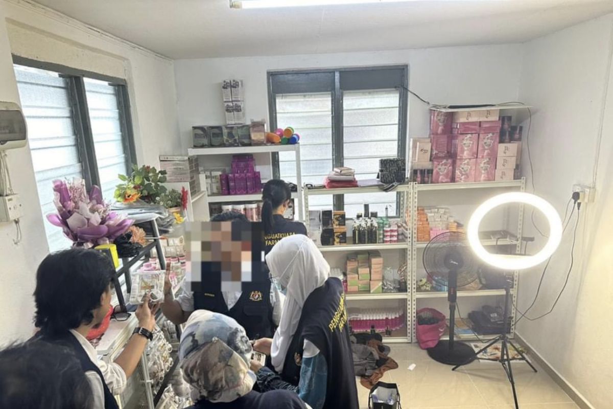 Tiga WNI ditangkap jual kosmetik tanpa izin edar KKM