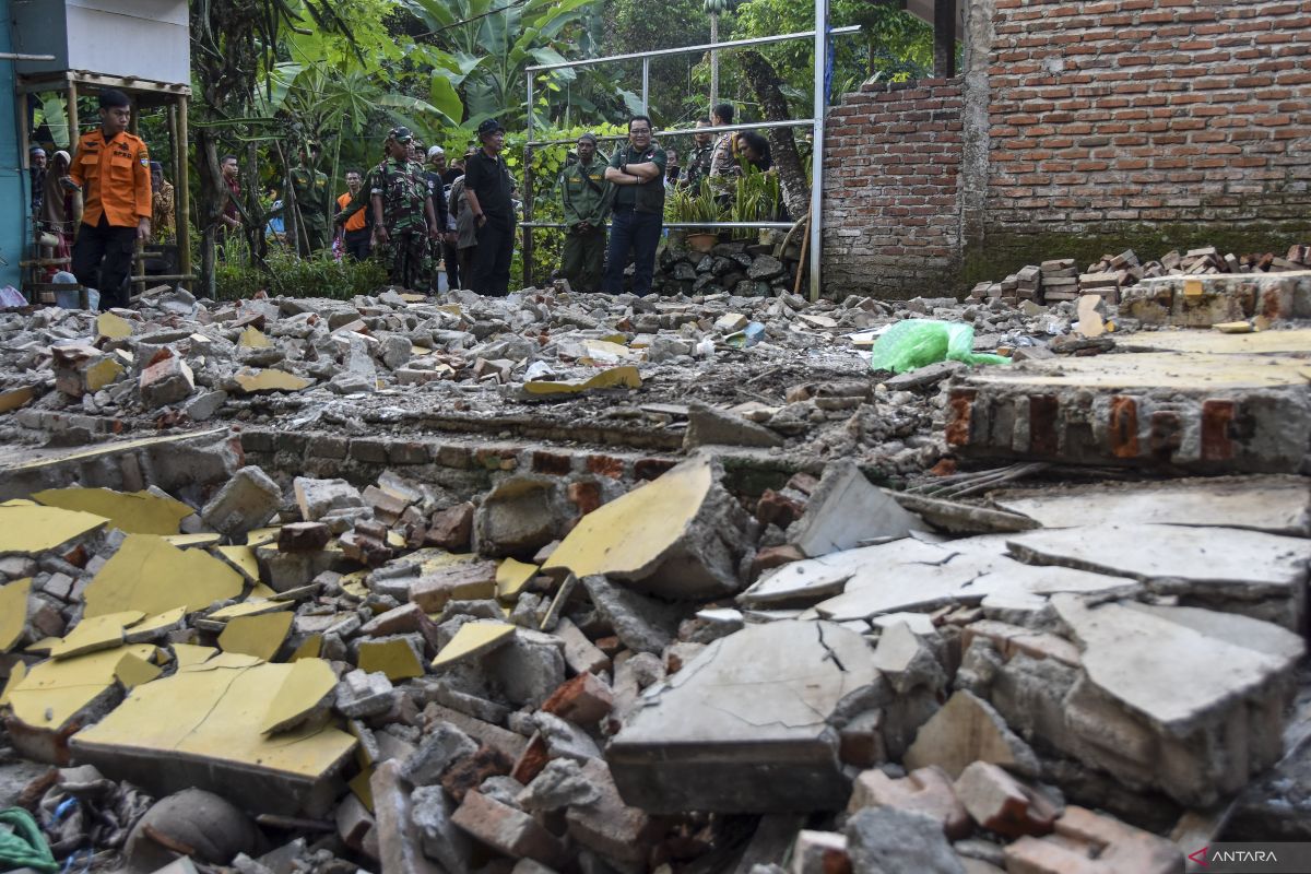 267 rumah rusak terdampak gempa magnitudo 6,2 di Garut