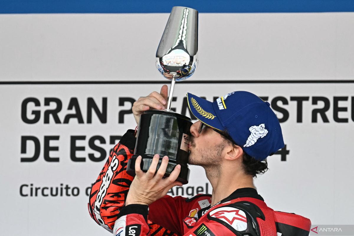 Bagnaia merasa senang usai kemenangan ketiga beruntunnya di Jerez