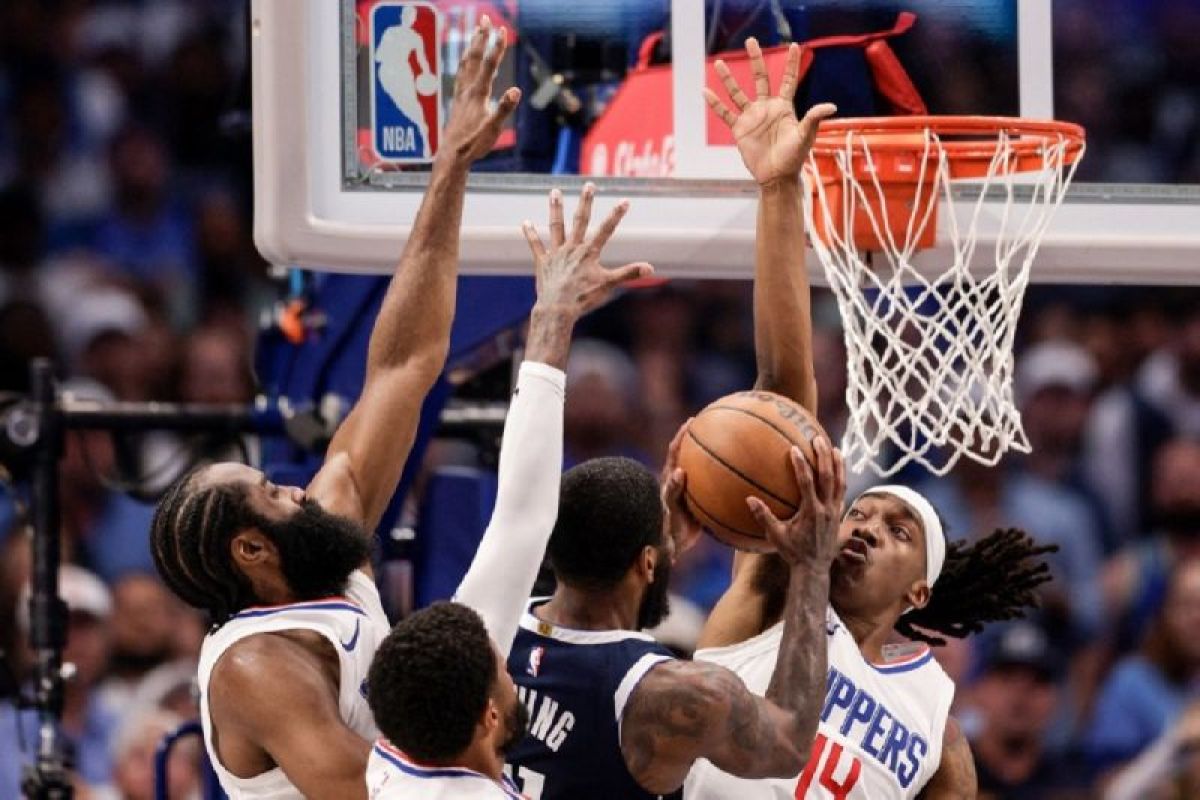 Clippers tahan reli Mavs, samakan kedudukan 2-2