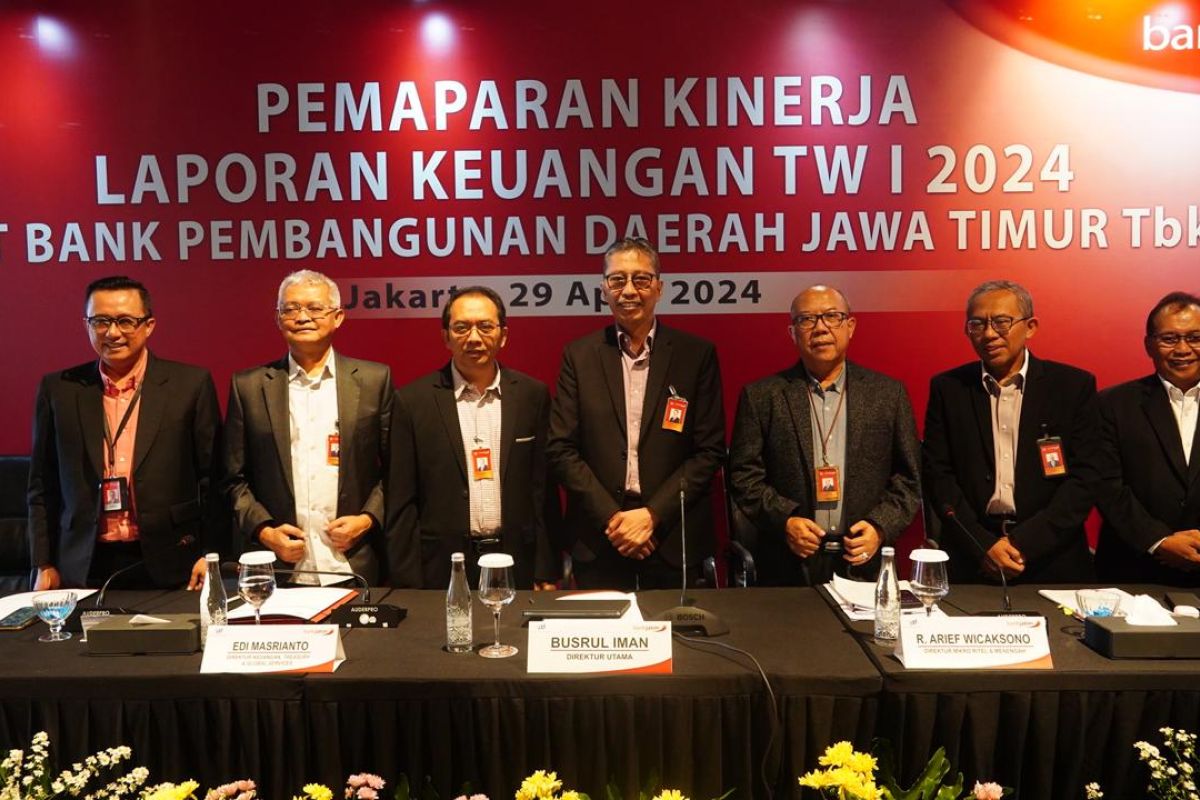 Bank Jatim catat capaian positif kinerja triwulan pertama 2024