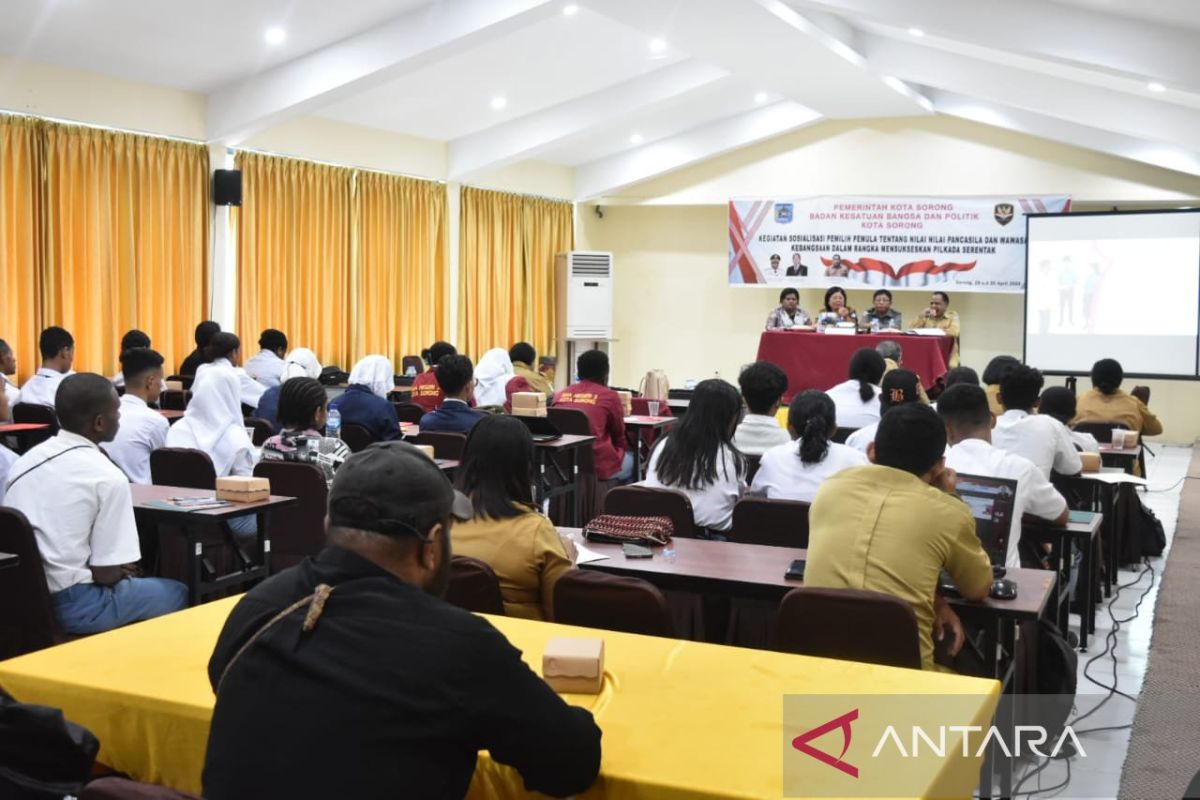 Kota Sorong perkuat paham pemilih pemula tentang nilai Pancasila