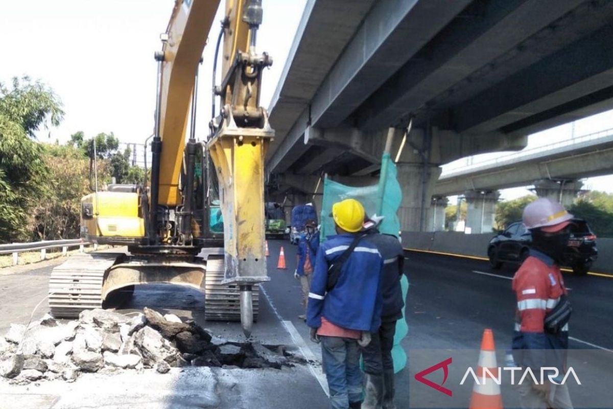 Jasamarga Transjawa perbaiki KM 24 ruas Tol Jakarta-Cikampek