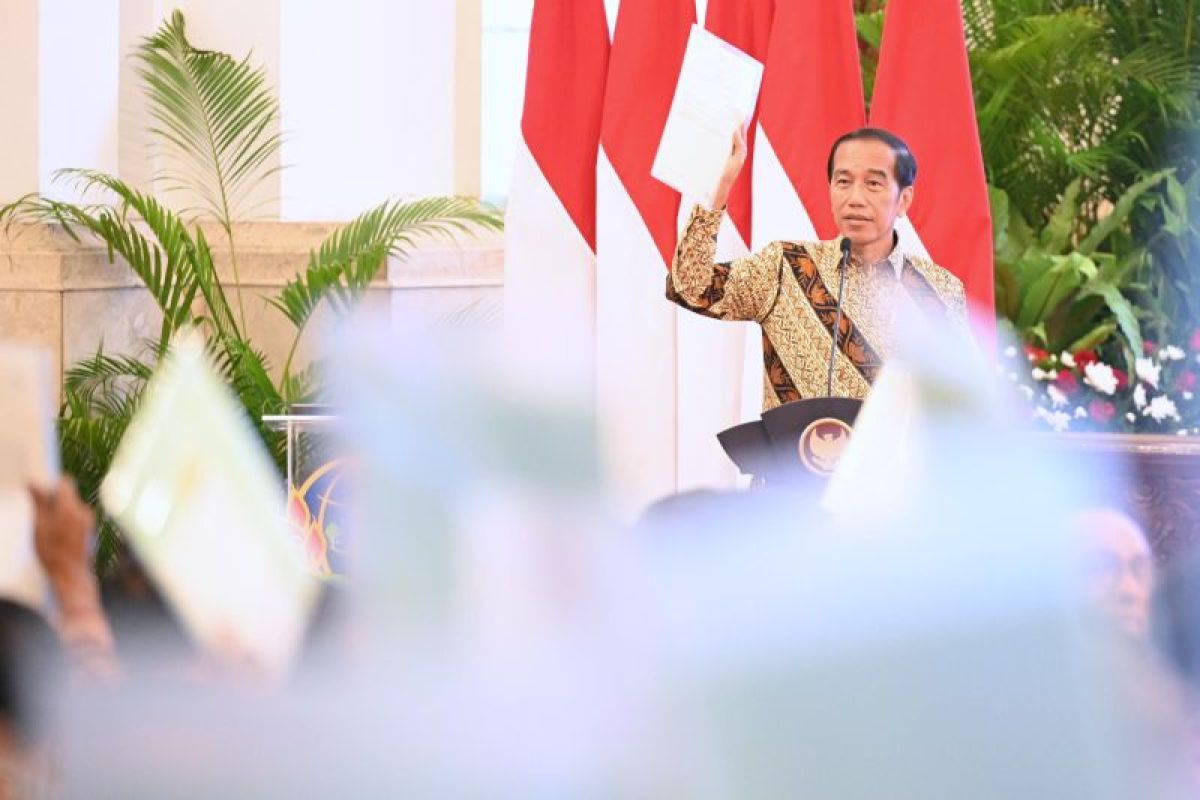 Jokowi bakal serahkan 10.323 sertifikat tanah di Banyuwangi