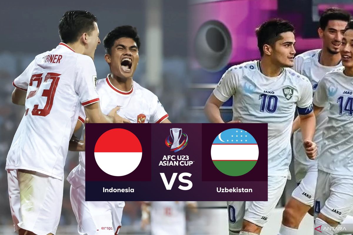 Prediksi Indonesia vs Uzbekistan, skor, susunan pemain dan head to dead