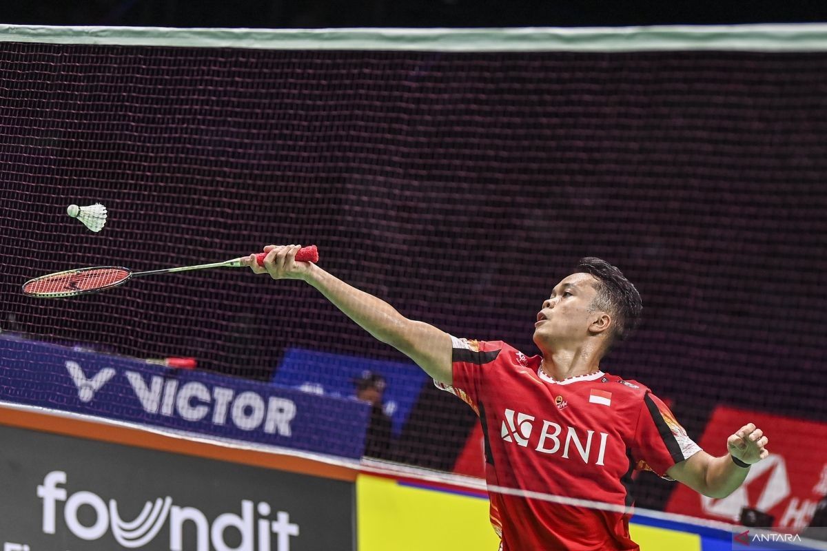 Ginting sukses buka kemenangan pertama Indonesia atas Thailand di fase grup
