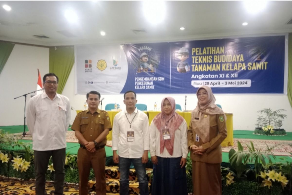 BPDPKS dan Ditjenbun gandeng LPP Agro Nusantara latih pekebun sawit Kampar