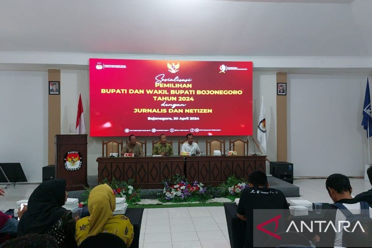 KPU Bojonegoro gandeng wartawan dan warganet sukseskan Pilkada 2024