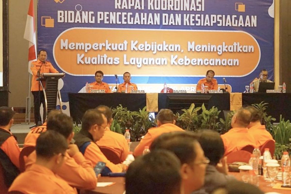 BPBD Jatim dorong peningkatan kualitas layanan kebencanaan