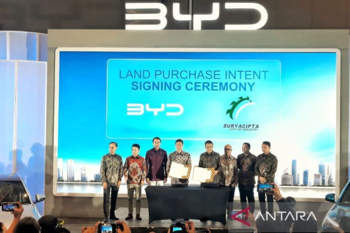 Pemerintah sambut baik niat BYD bangun fasilitas pengembangan EV di Indonesia