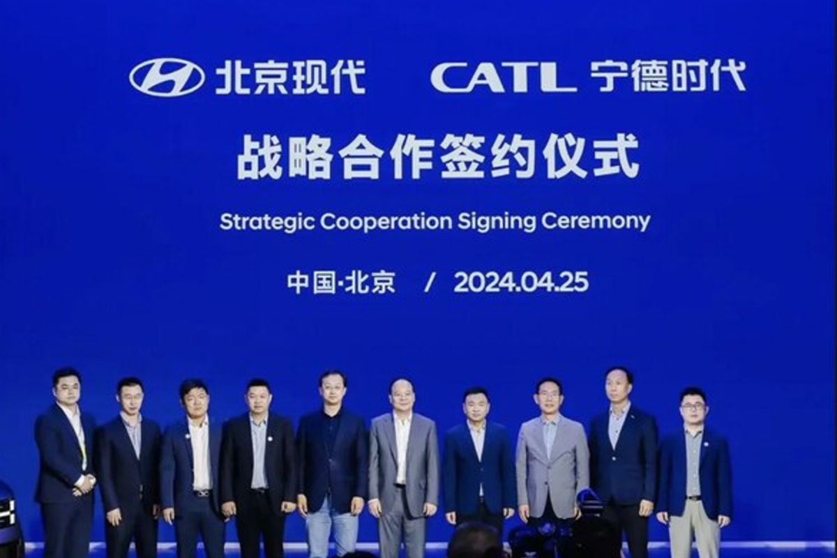 CATL dan Beijing Hyundai meresmikan kerja sama pengembangan baterai EV