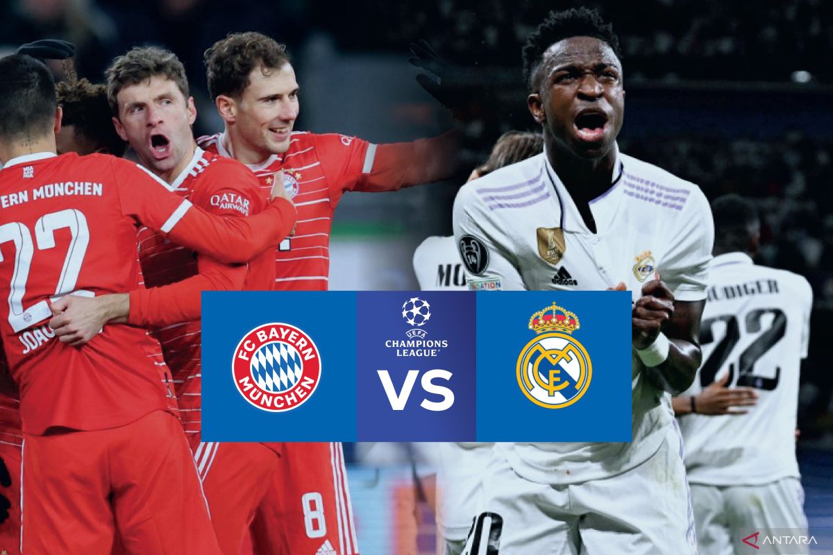 Liga Champions: Madrid tahan imbang Bayern Muenchen di Allianz Arena 2-2