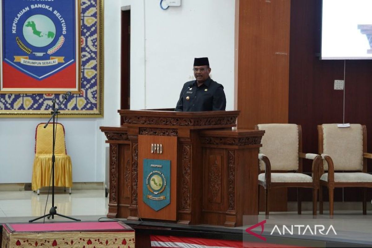 Pj Gubernur Babel tanggapi rekomendasi DPRD terhadap LKPJ TA 2023