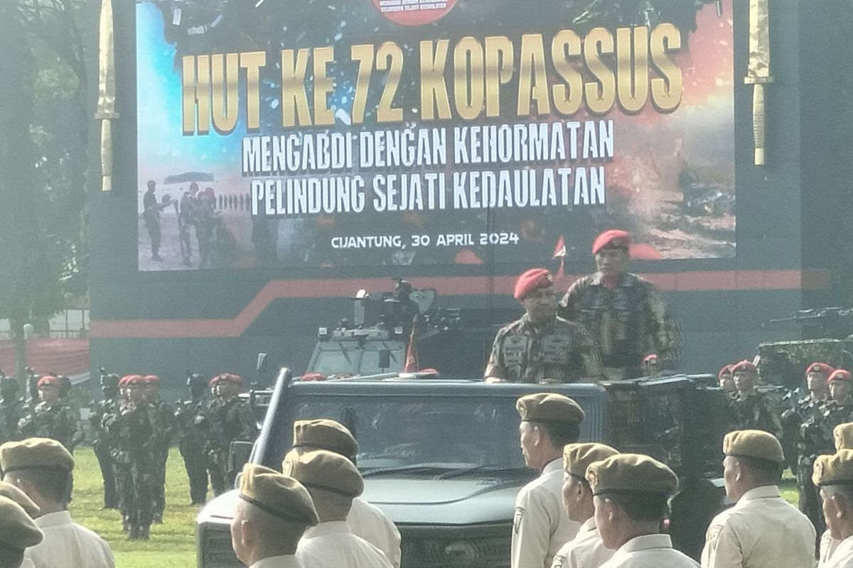 Panglima TNI: Kopassus harus tingkatkan SDM-teknologi alutsista
