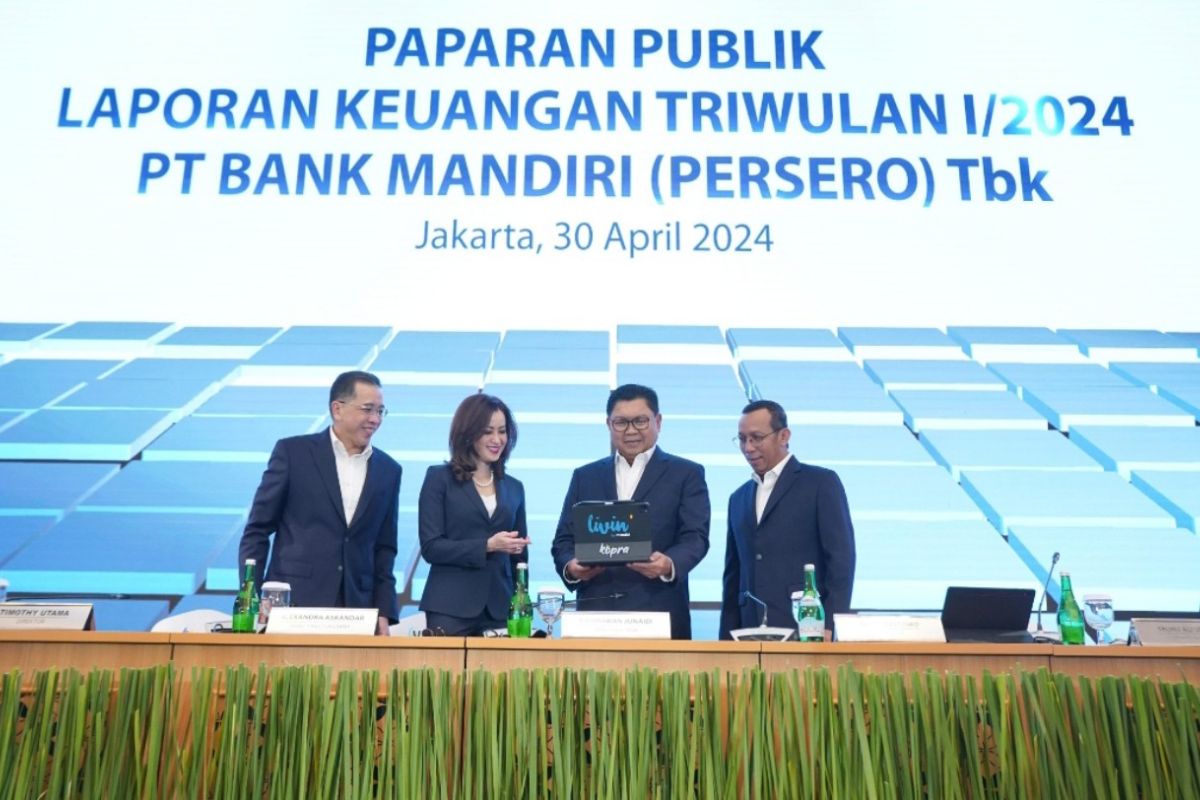 Bank Mandiri catat realisasi kredit kuartal I 2024 tembus Rp1.435 Triliun