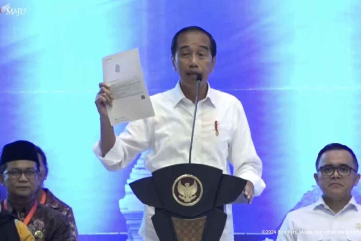 Presiden Jokowi: Mafia tanah berkurang karena masyarakat pegang sertifikat