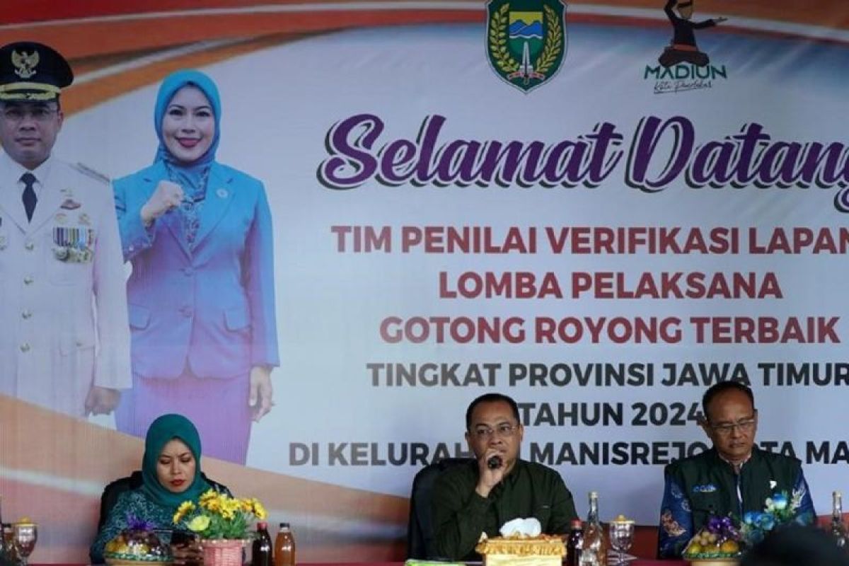 Kelurahan Manisrejo Kota Madiun masuk nominator lomba gotong royong Jatim