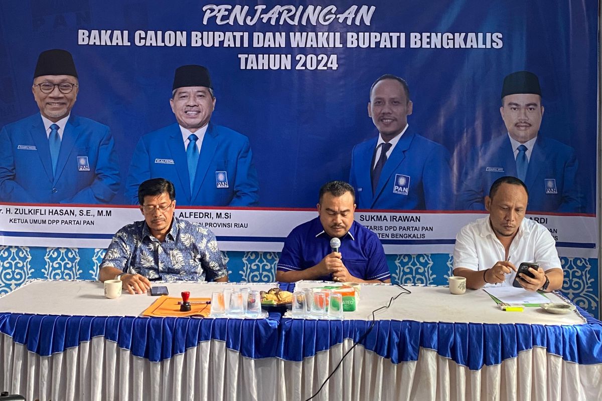 PAN buka penjaringan bakal calon bupati dan wakil bupati Bengkalis Pilkada 2024