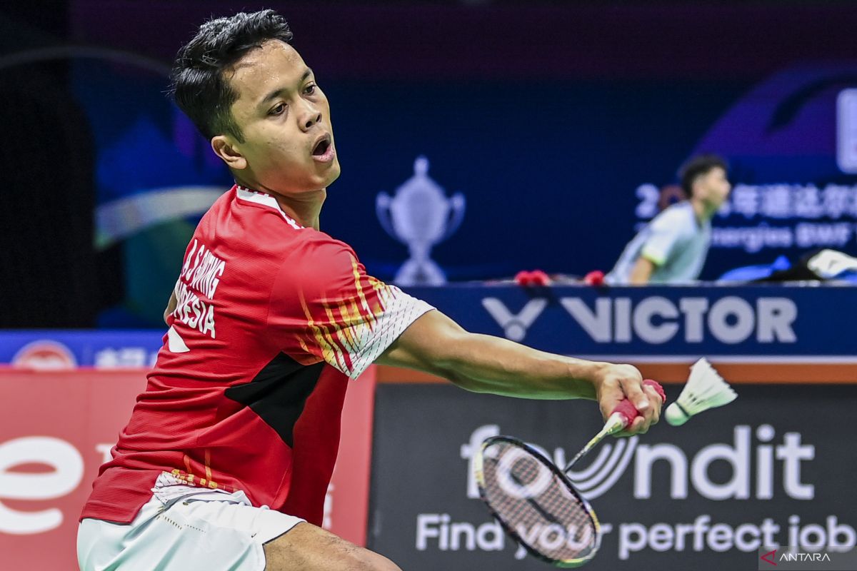 Ginting buka kemenangan pertama Indonesia di semifinal Piala Thomas 2024