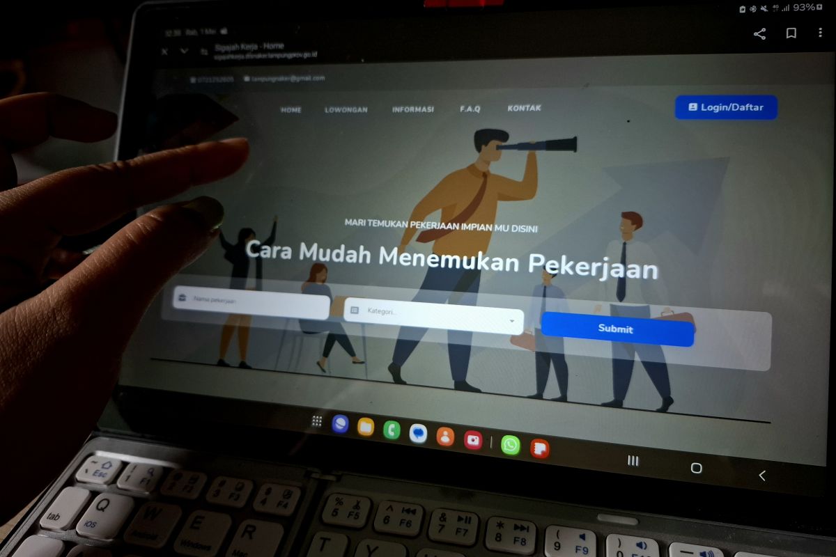 Disnaker Lampung sebut 11.572 pencari kerja manfaatkan aplikasi Si Gajah