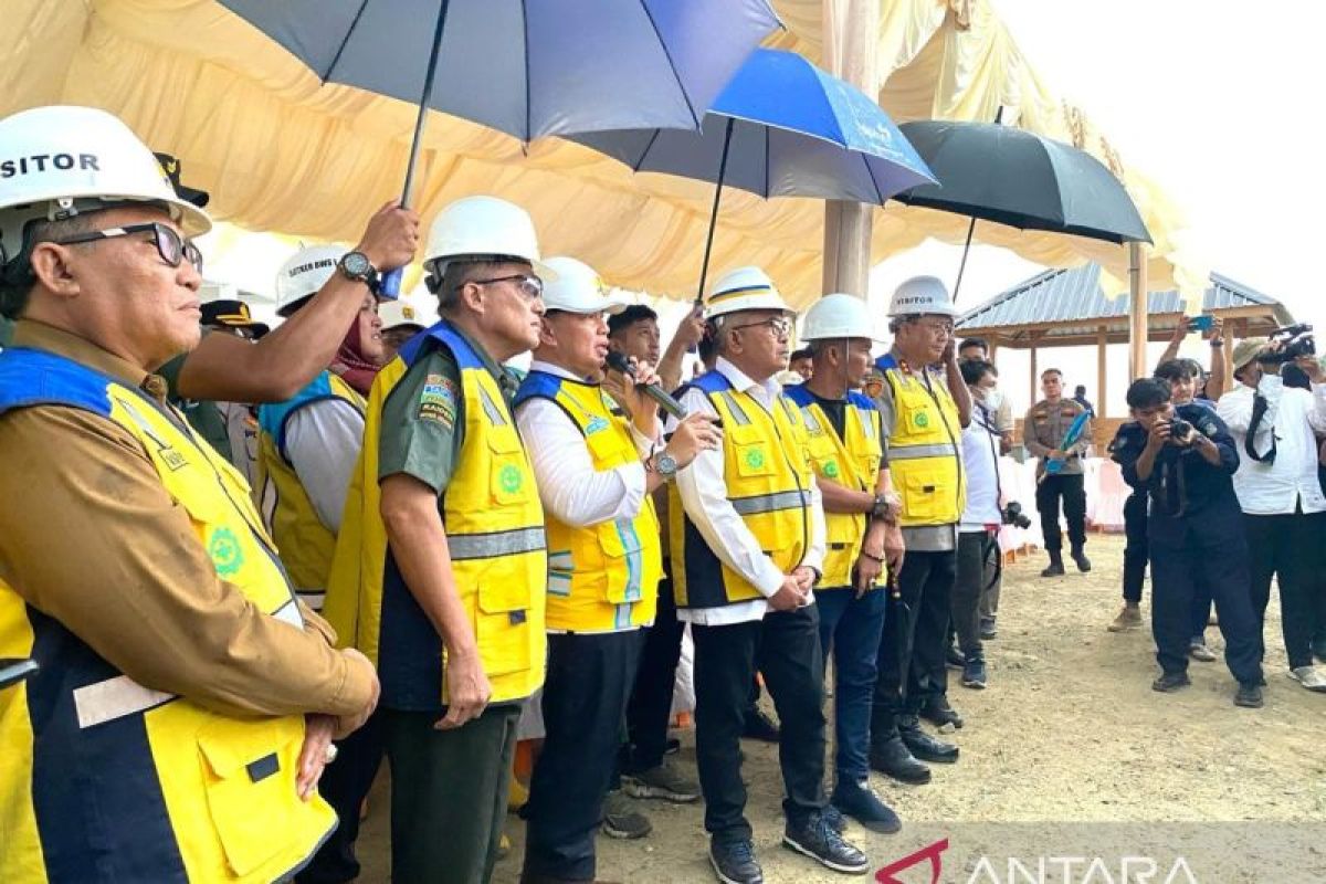 Pj Gubernur Aceh minta bendungan Rukoh Pidie capai 90 persen tahun ini