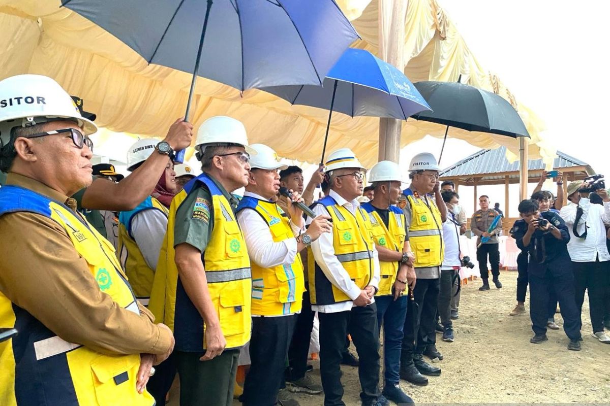Pj Gubernur meminta agar Bendungan PSN Roku Aceh selesai 90% pada tahun ini
