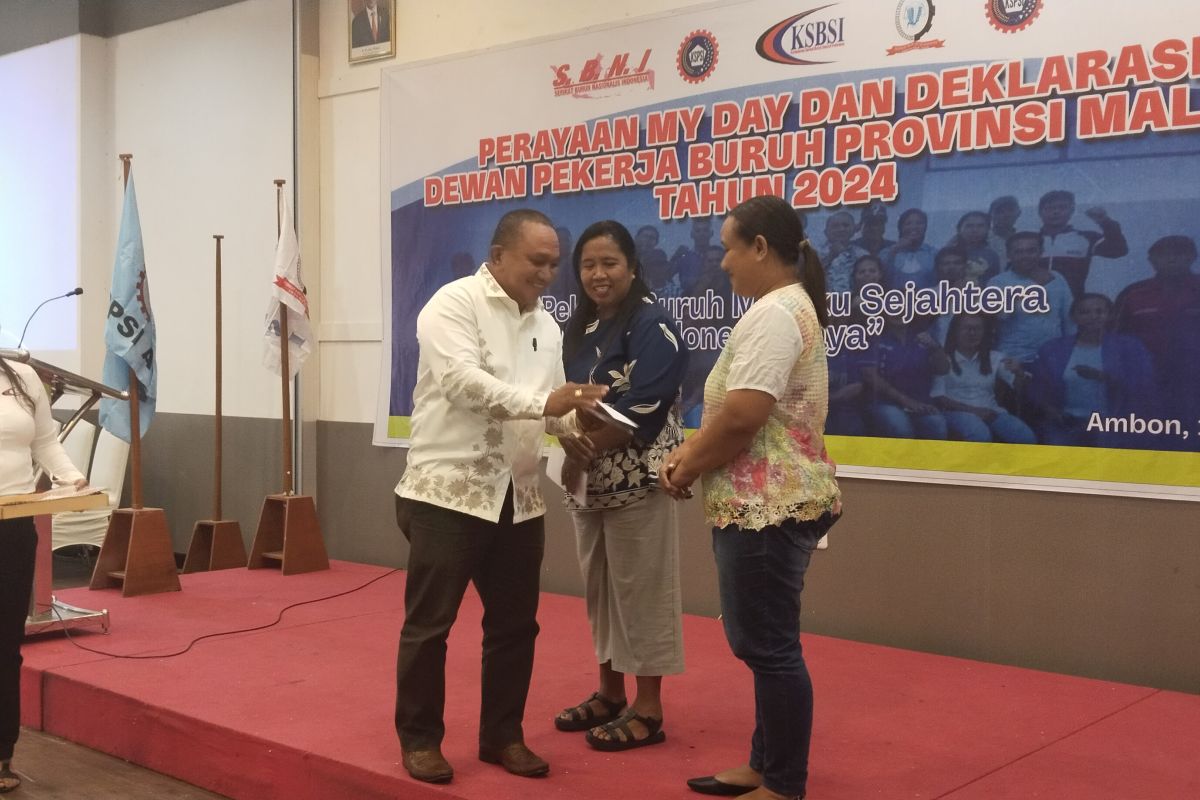 BPJamsostek Maluku-serikat pekerja sosialisasi manfaat jaminan ketenagakerjaan