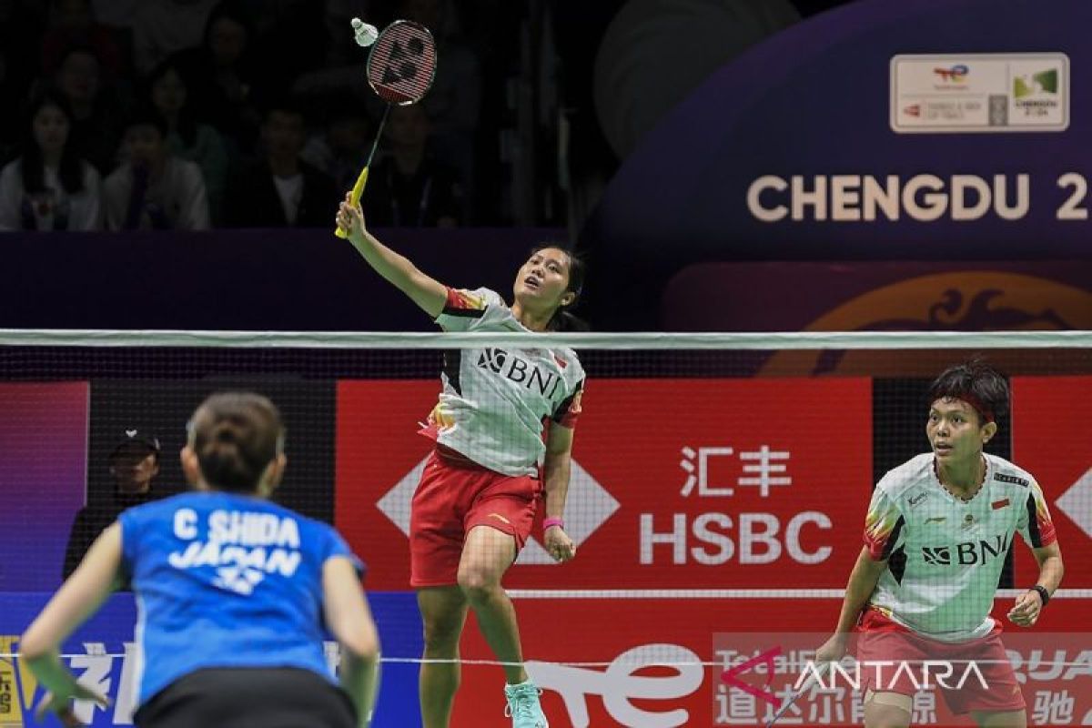 Piala Uber 2024 - Fadia/Lanny kalah lewat rubber game ketat lawan Matsuyama/Shida