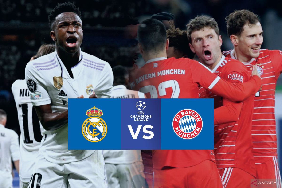 Jadwal Real Madrid vs Bayern Munchen leg kedua semifinal Liga Champions
