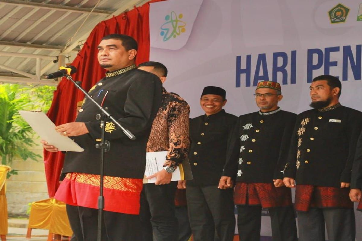 Peringati Hardiknas dengan pakaian adat, Kemenag Aceh Besar: Dukung program Merdeka belajar