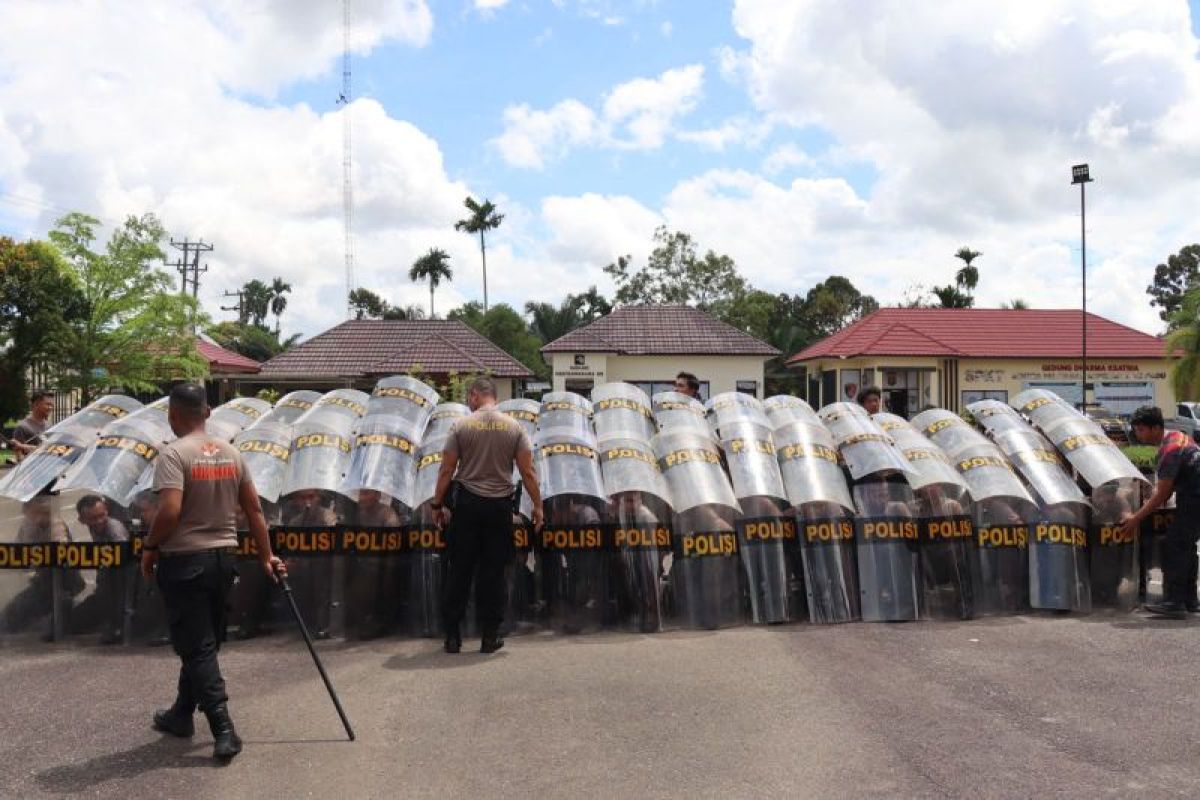 Jelang pilkada 2024, Polisi Tebo latihan pengendalian massa