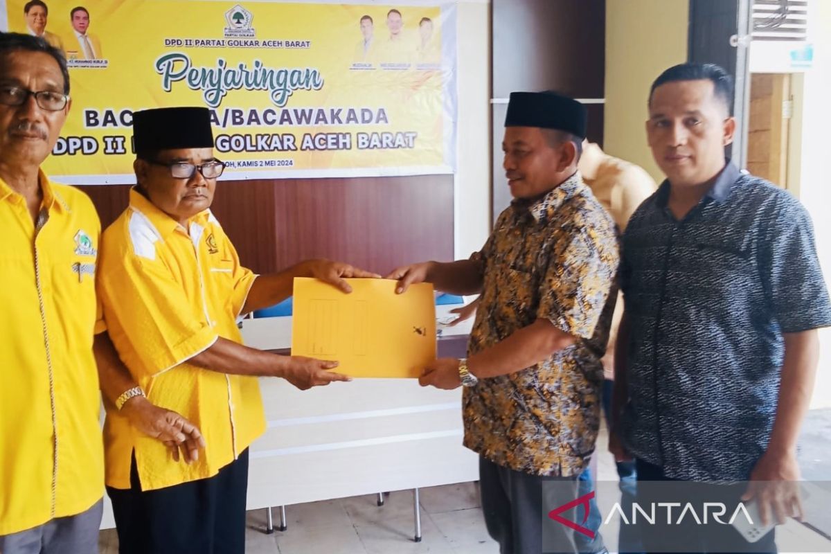 Wakil Ketua DPRK Aceh Barat daftarkan diri bakal cabup Partai Golkar