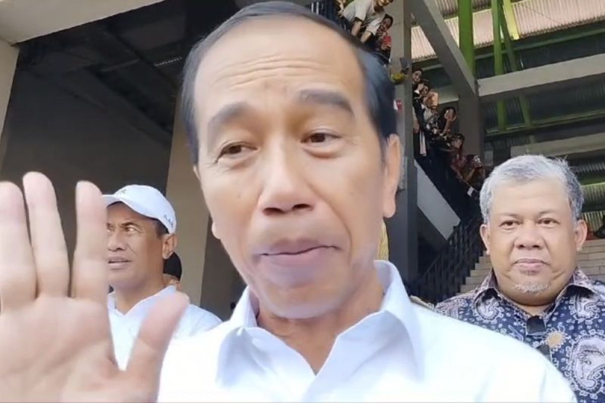 Jokowi katakan jaga harga pangan seimbang agar konsumen dan petani senang