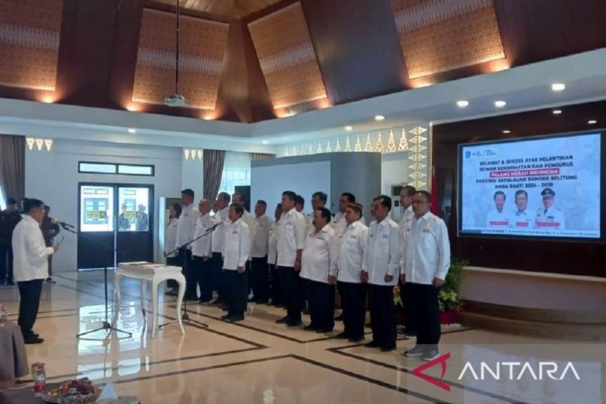 Jusuf Kalla lantik Pengurus PMI Babel