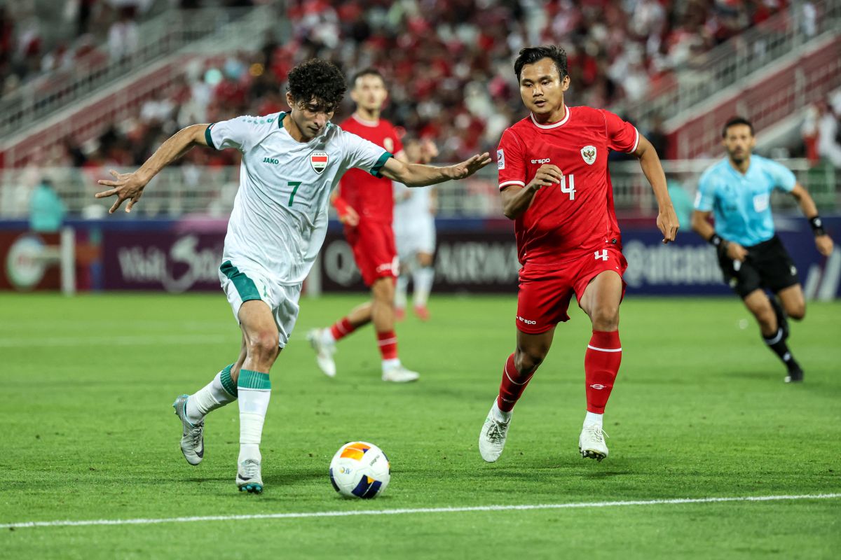 Irak sementara ungguli Indonesia 2-1 lewat gol Ali Jasim