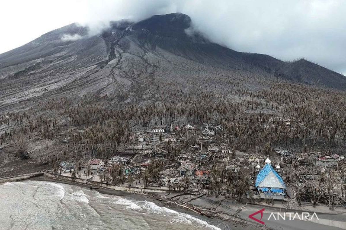 Langkah pemerintah menjaga konektivitas terdampak erupsi Gunung Rwang