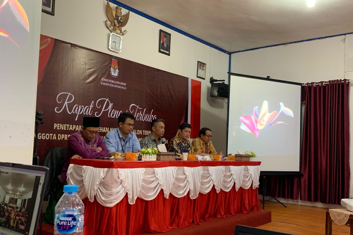 KPU tetapkan 30 calon anggota DPRD Kapuas Hulu hasil pemilu