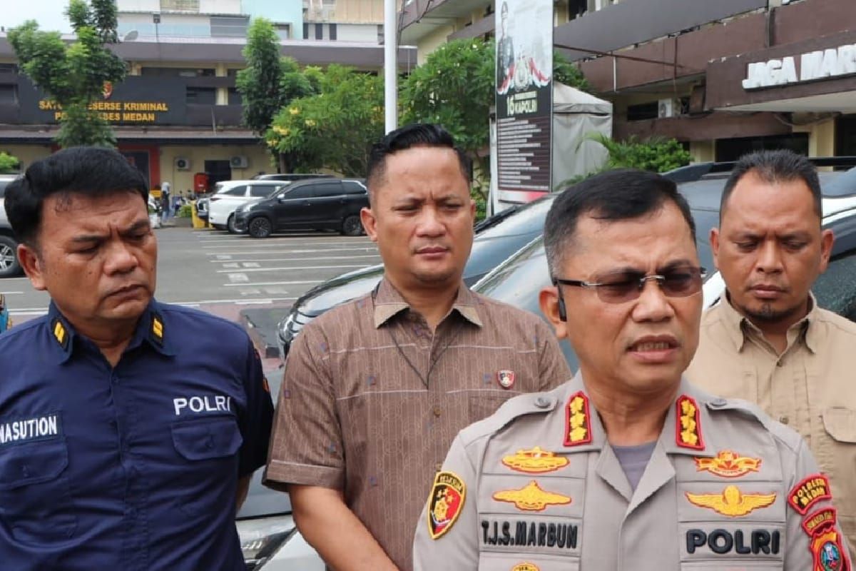 Polrestabes Medan buru pelaku perusak mobil personel