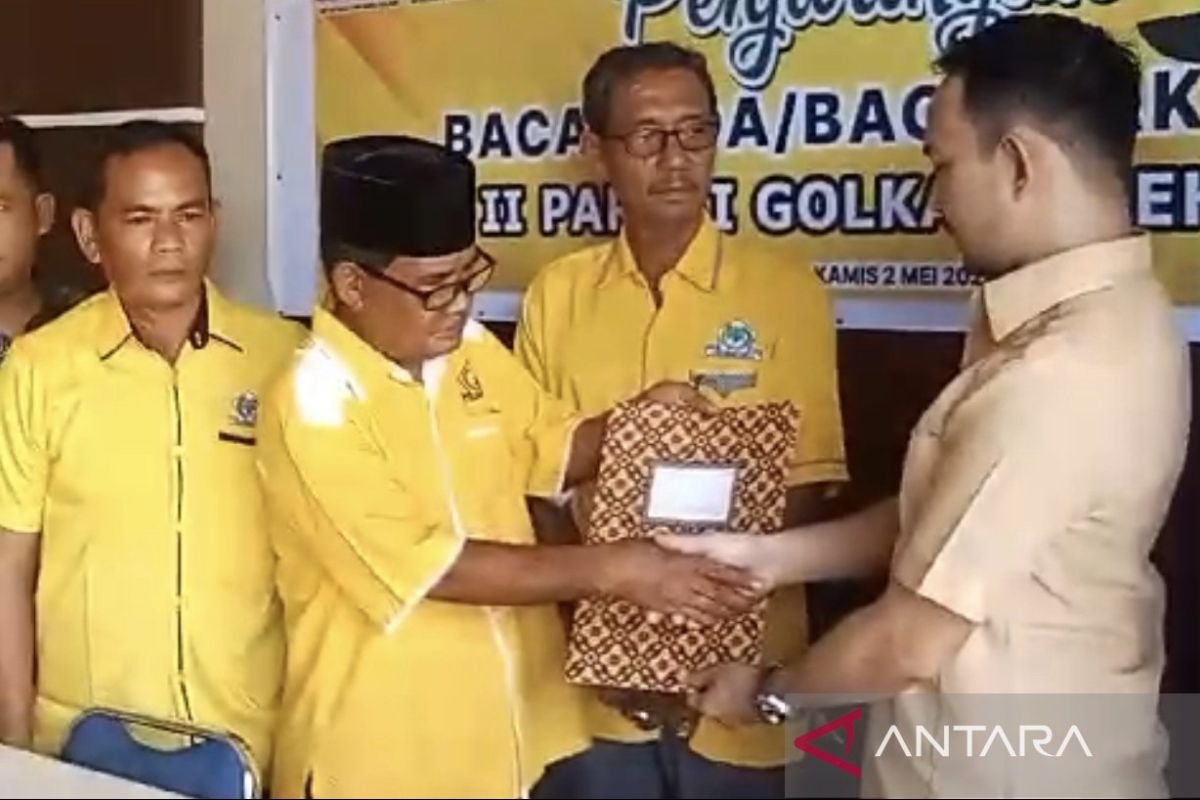 Partai Golkar Aceh Barat terima pendaftaran dua balon bupati