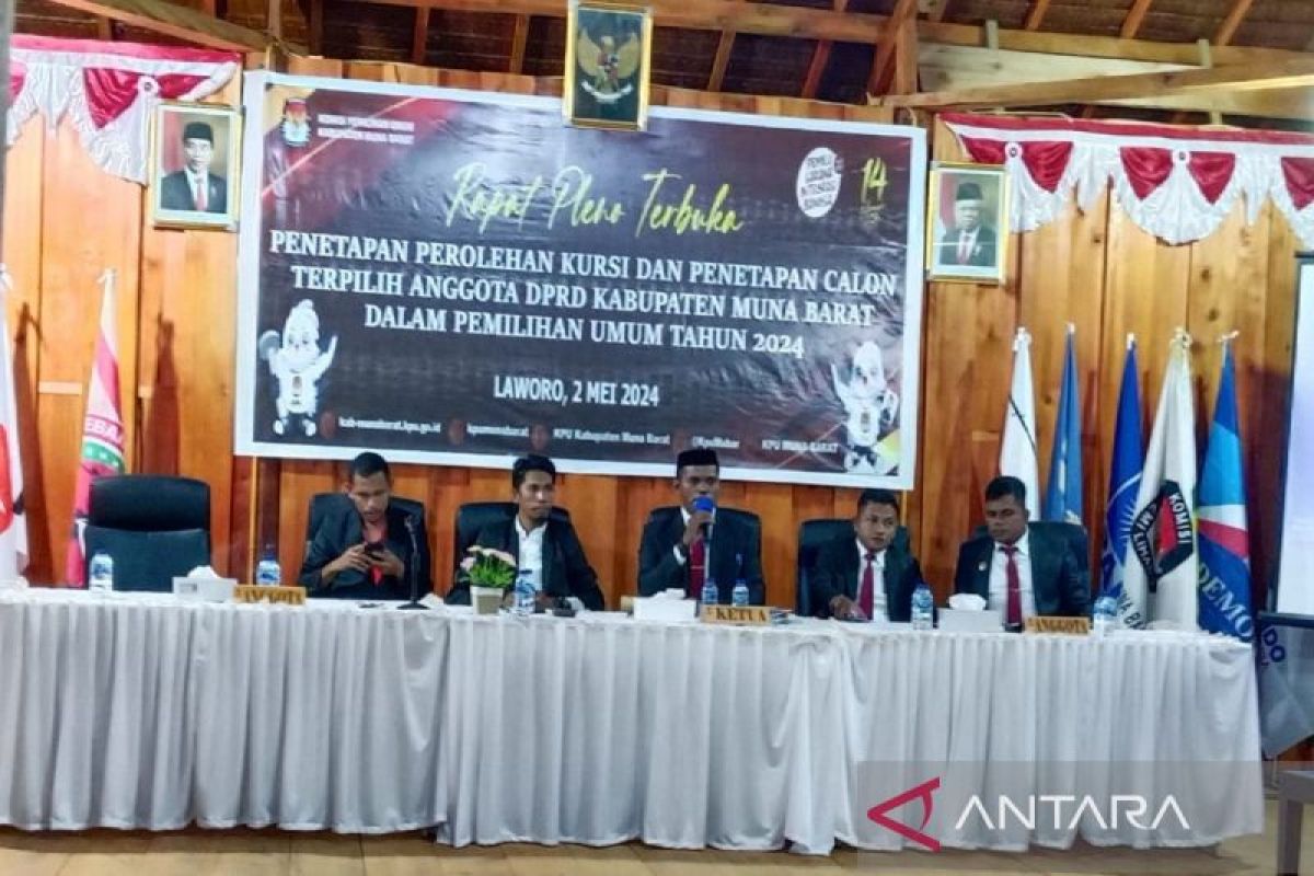 KPU tetapkan 20 calon terpilih anggota DPRD Mubar hasil Pemilu 2024