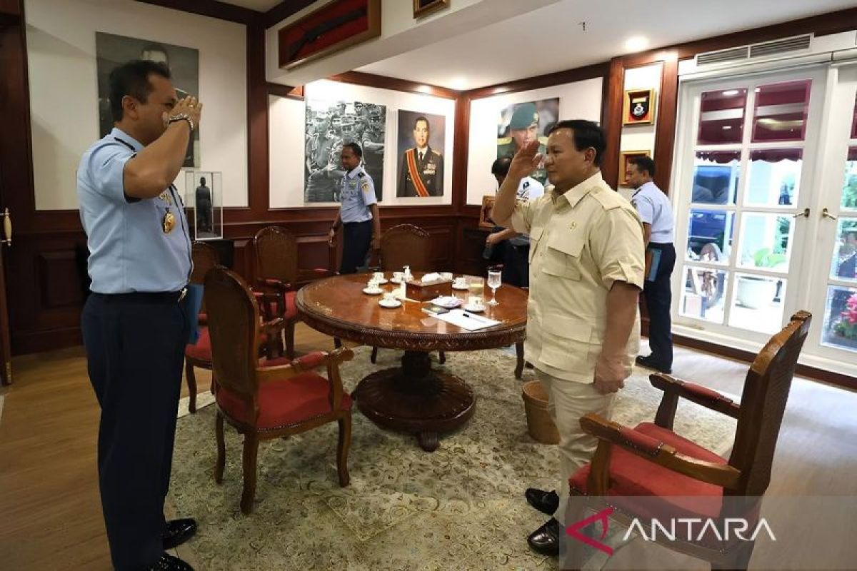 KSAU dan Prabowo bahas penguatan pertahanan udara