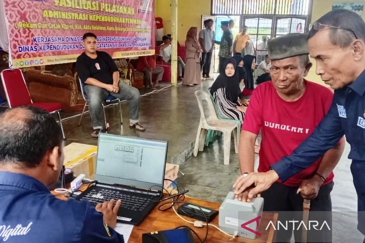 Pemkab Nagan Raya gelar perekaman KTP-elektronik bagi pemula, ini tujuannya