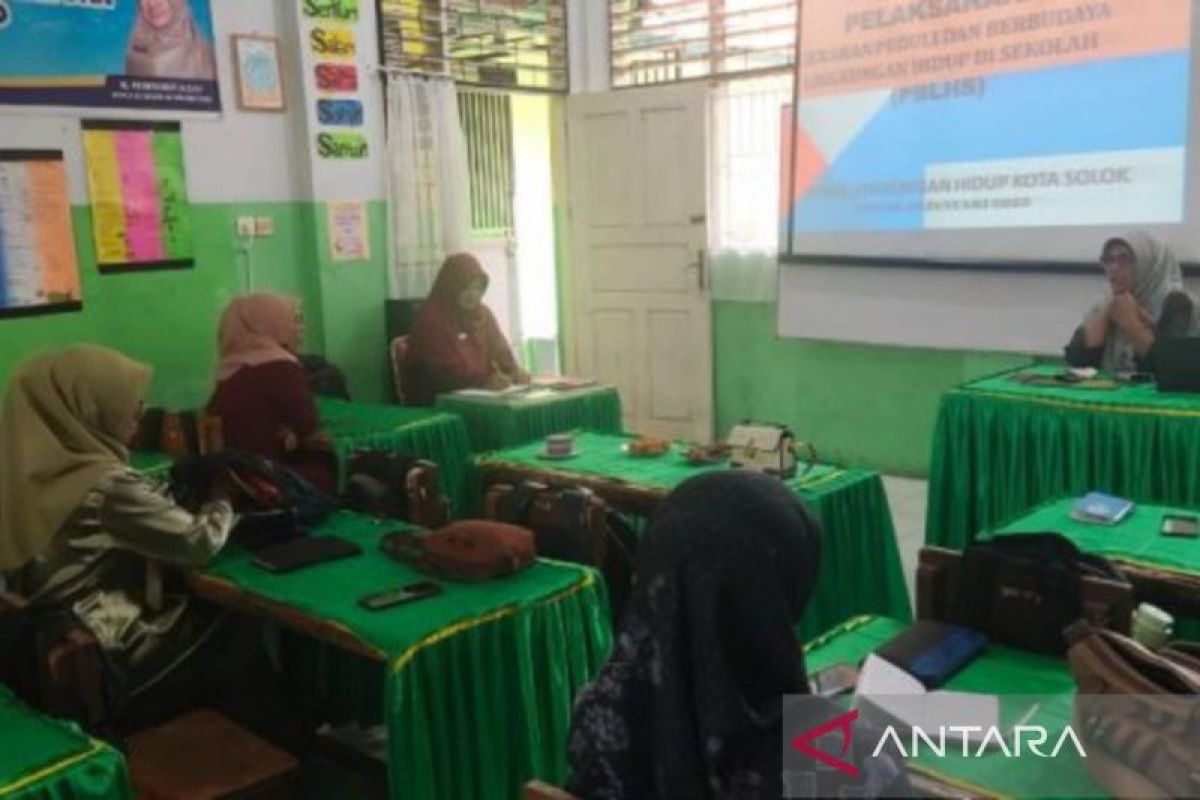 DLH Solok sosialisasikan gerakan PHBLS ke SDN menuju sekolah adiwiyata