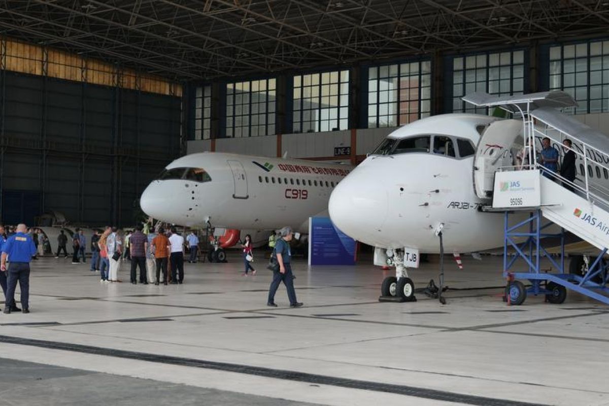 Pesawat jet buatan China perkuat hubungan kerja sama China-Indonesia