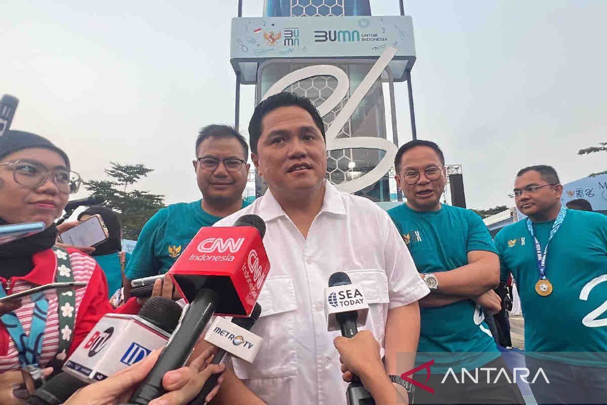 Erick Thohir sebut BUMN terus dukung aktivitas olahraga Indonesia