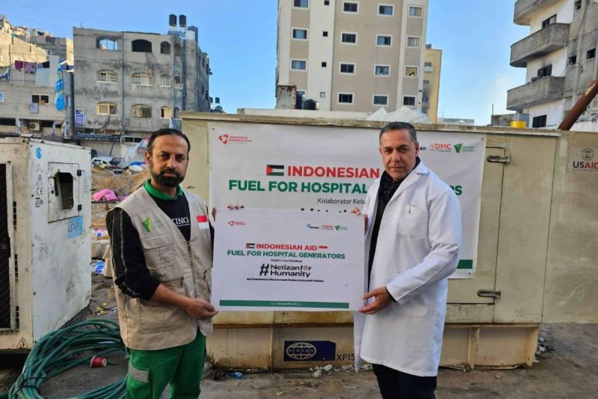 Donasi dari netizen ke rumah sakit di Gaza tersalurkan