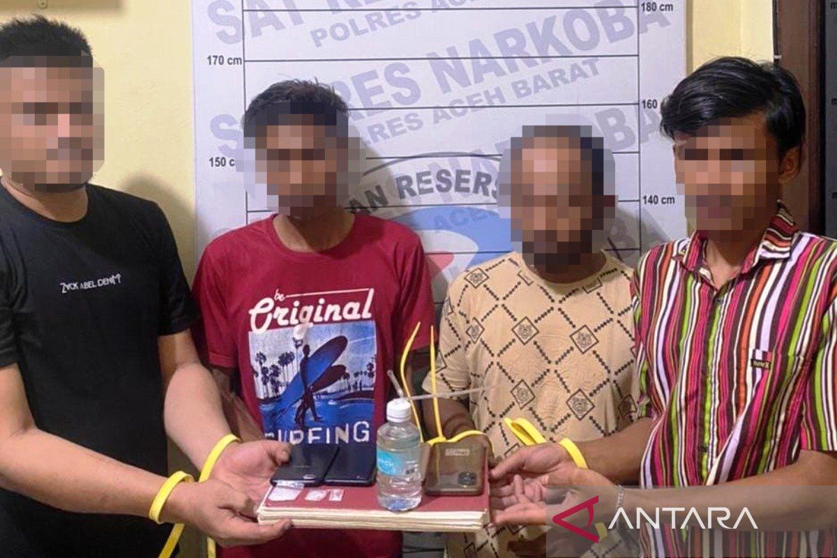 Empat warga Aceh Barat ditangkap terkait kepemilikan narkotika jenis sabu
