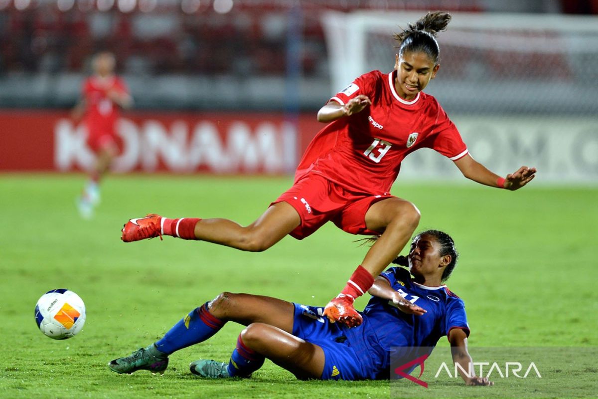 Piala Asia Putri U-17: Indonesia takluk dari Filipina dengan skor 1-6