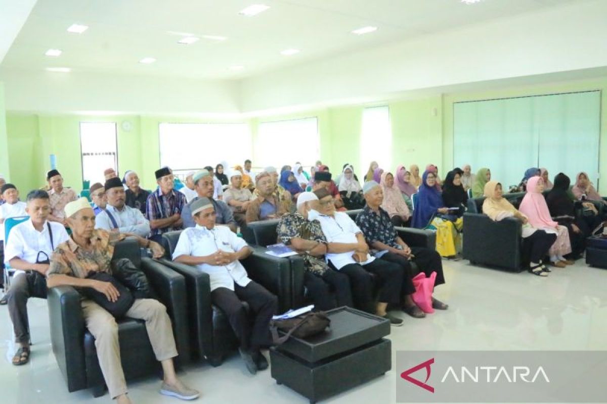 62 jamaah calon haji Belitung ikuti manasik jelang keberangkatan